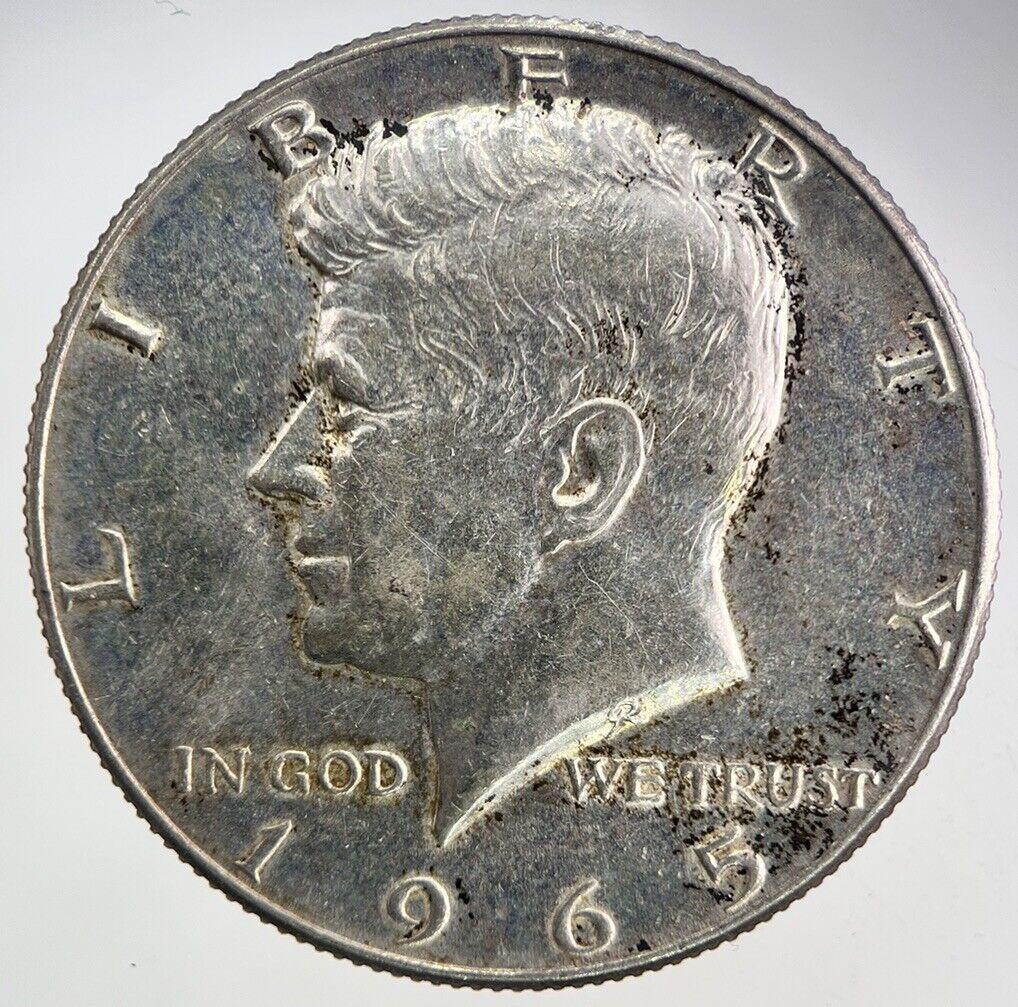 1965 US USA Kennedy Half Dollar Silver Coin | Fine Collectable Grade