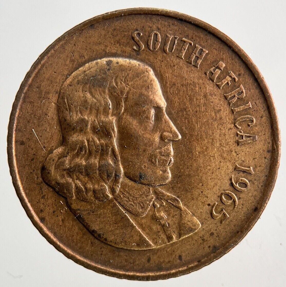 1965 South Africa 2 Cent Coin | Fine Collectable Grade