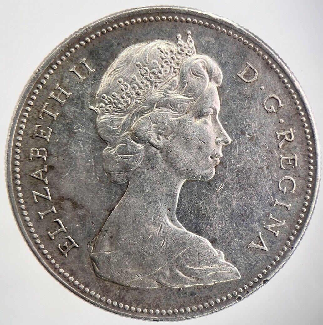 1966 Canada 1 One Dollar Silver Coin | Very High Grade | a3397