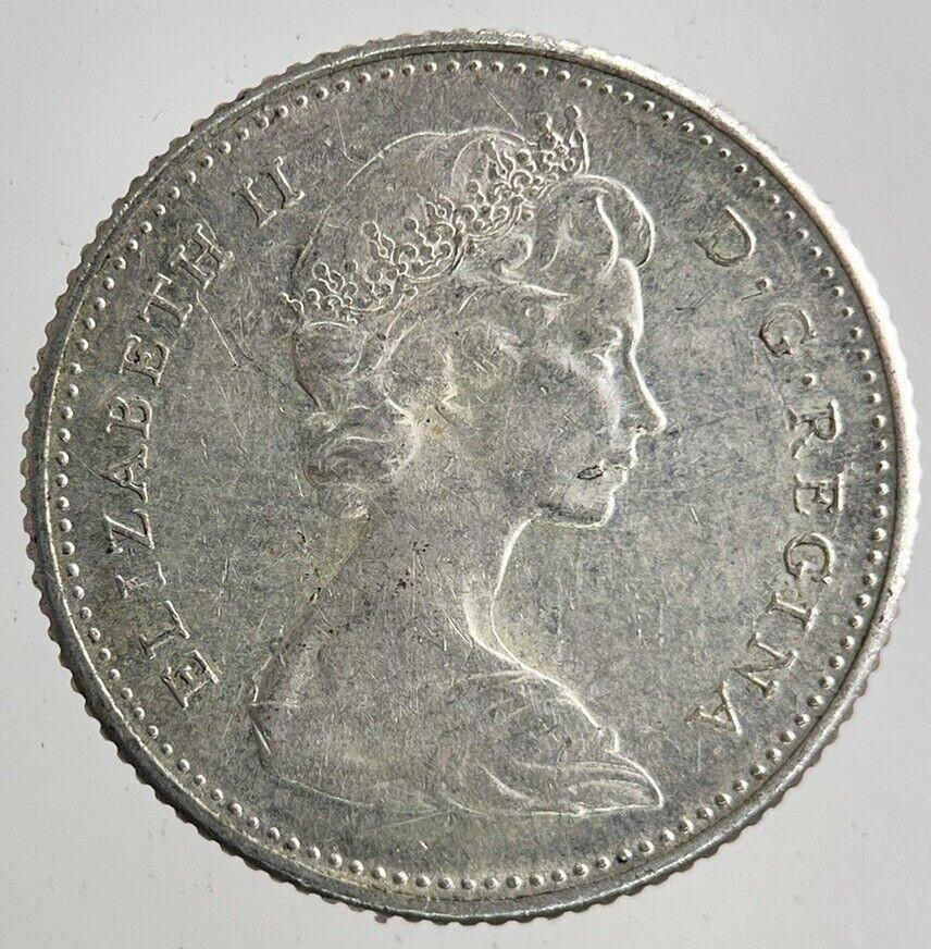 1966 Canada 10 Cents Silver Coin | Fine Collectable Grade