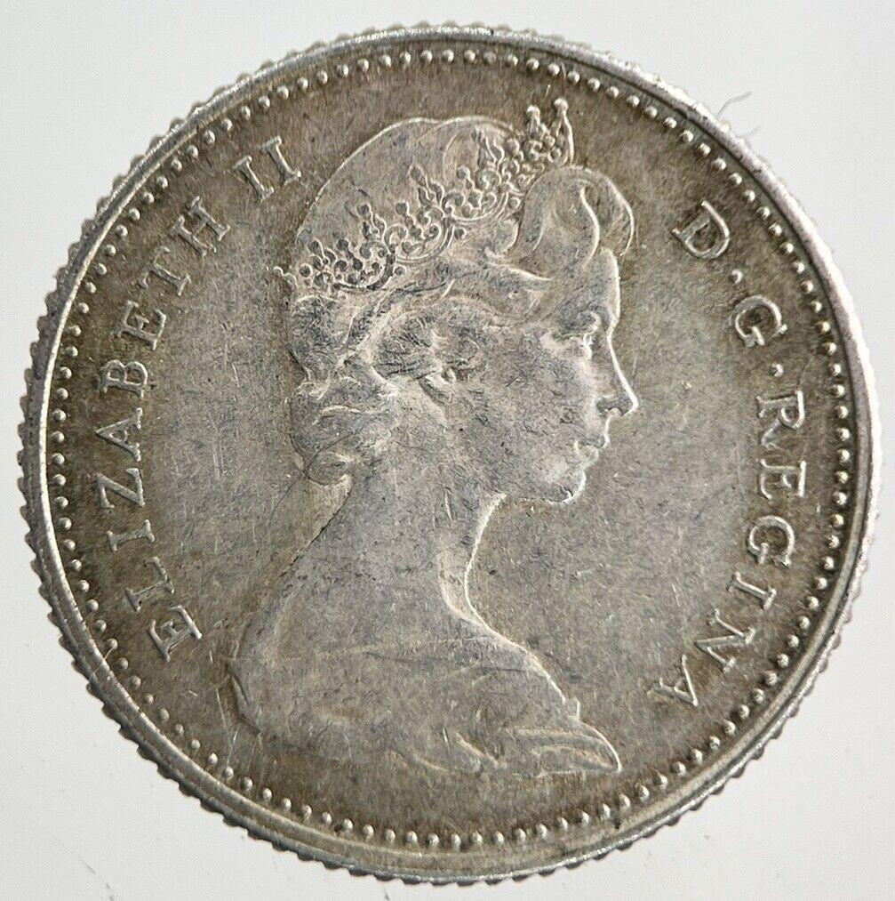 1966 Canada 10 Cents Silver Coin | Very High Grade