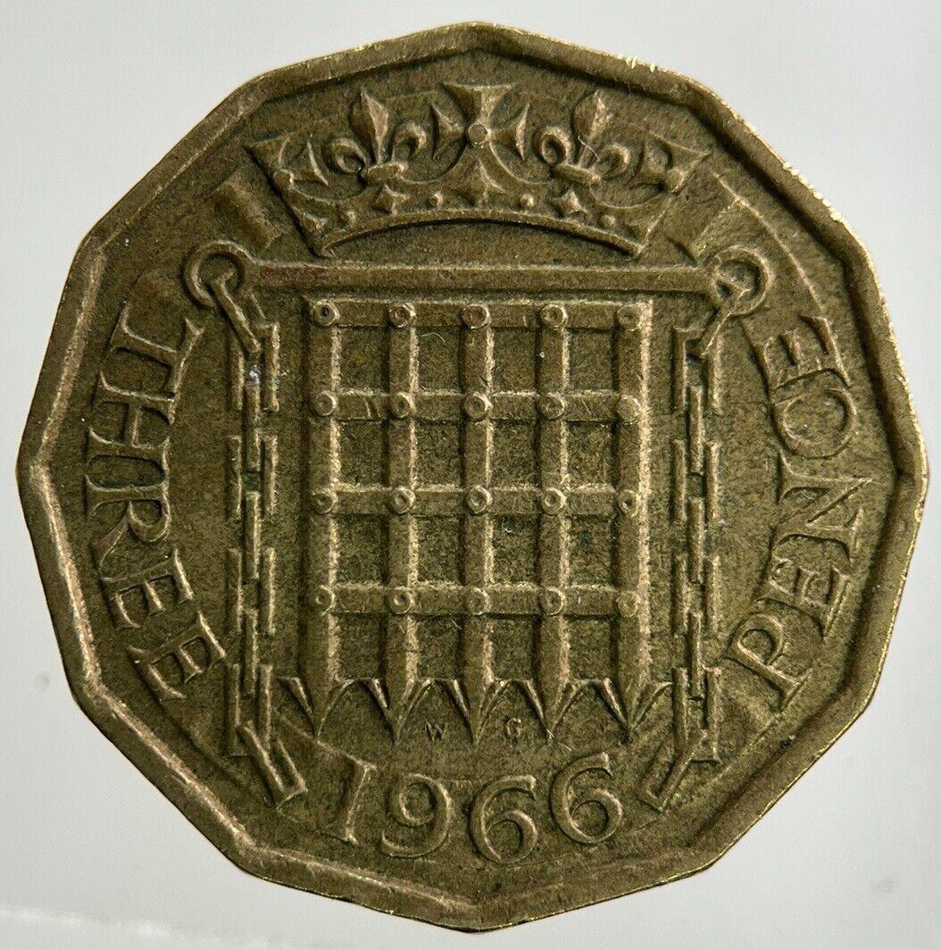 1966 Elizabeth II 2nd Brass Threepence Coin | Fine Collectable Grade