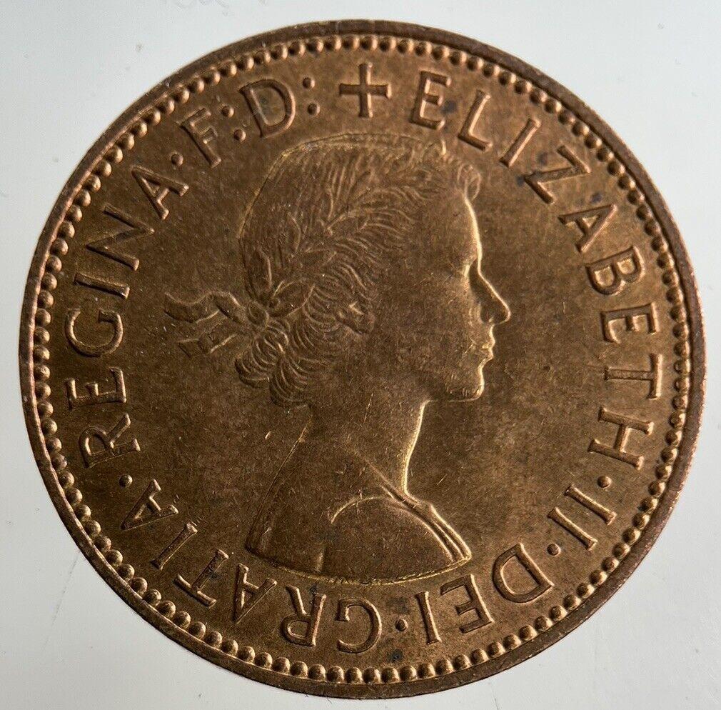 1966 Elizabeth II 2nd Half-Penny Coin | Very Fine Grade