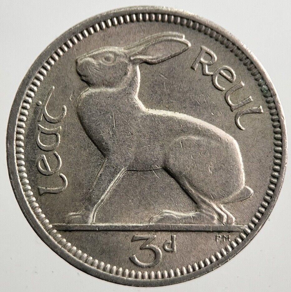 1966 Irish Rabbit Threepence Coin | Very High Grade | a7410