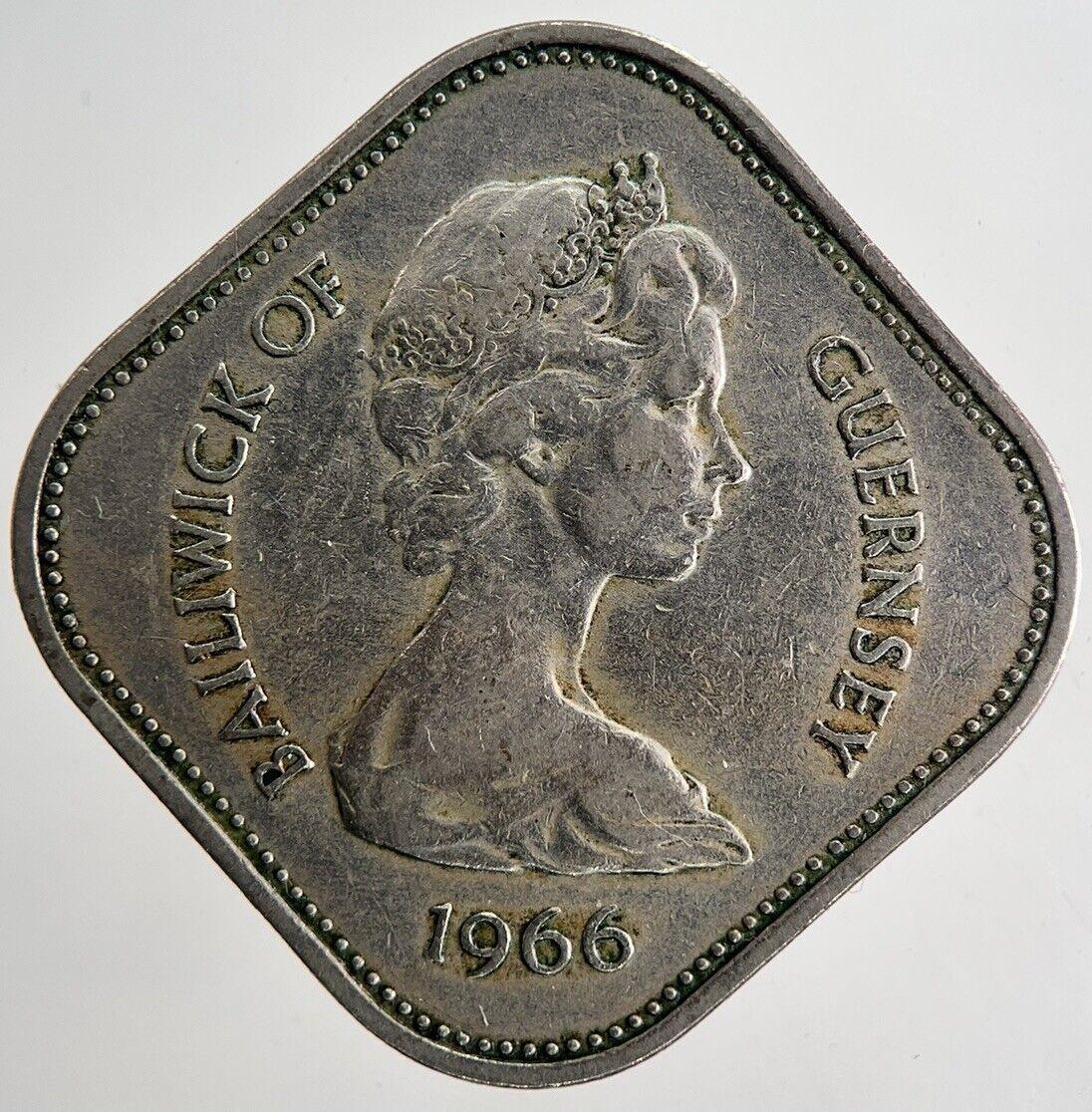 1966 Guernsey 10 Shillings Coin | Very High Grade | a6700
