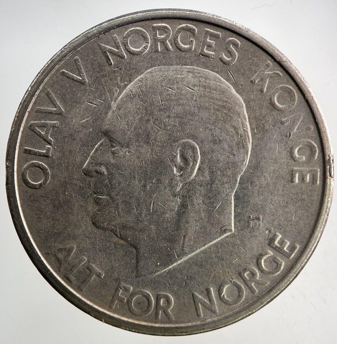 1966 Norway 5 Kroner Coin | Fine Collectable Grade