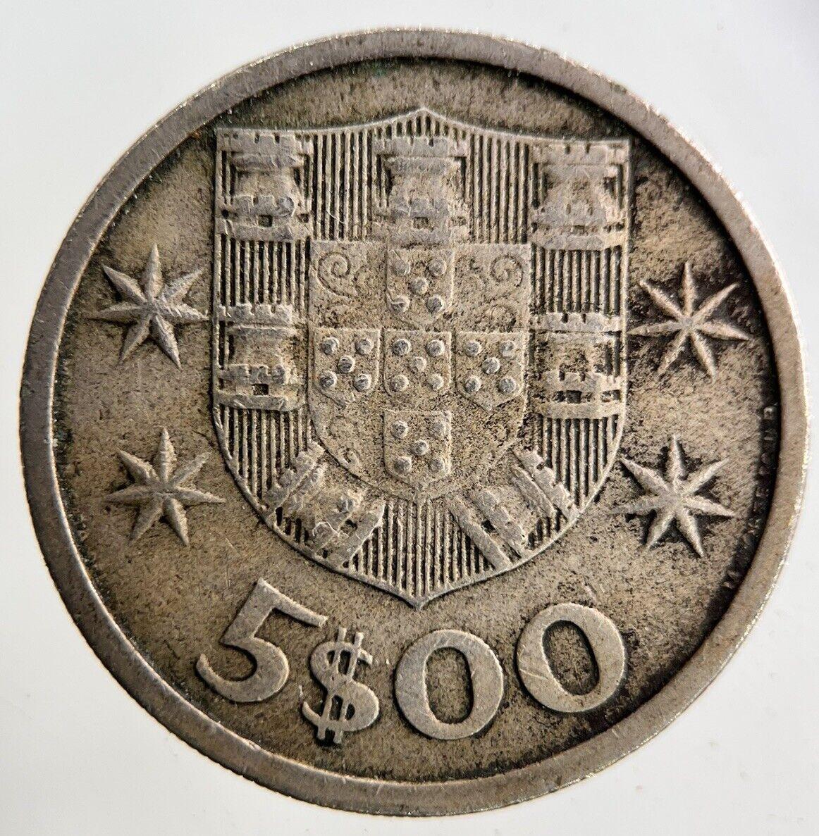 1966 Portugal 5 Escudos Coin | Fine Collectable Grade