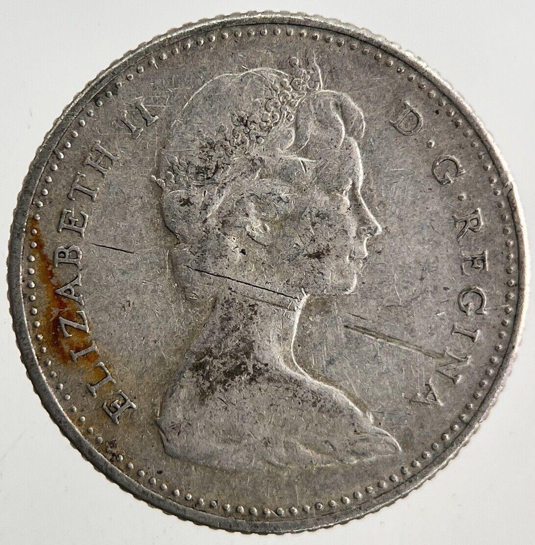 1967 Canada 10 Cents Silver Coin | Fine Collectable Grade