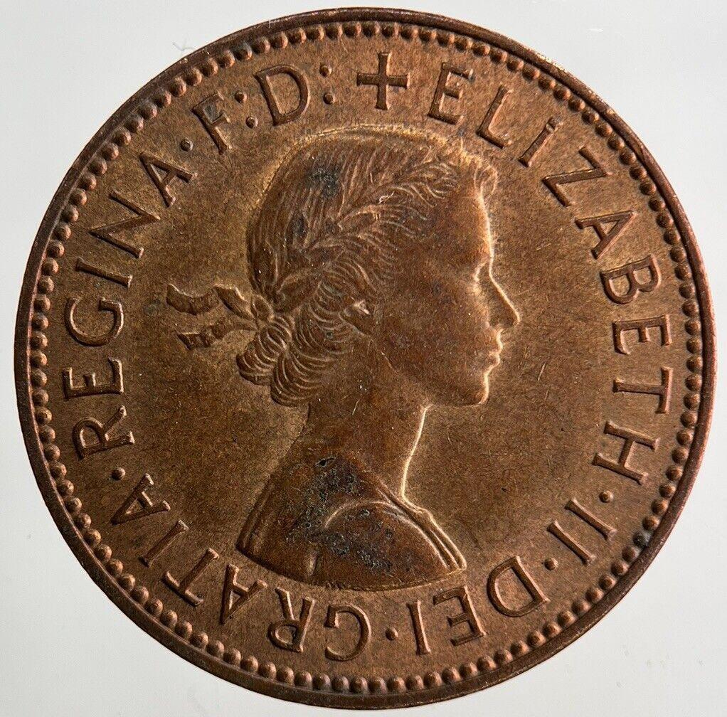 1967 Elizabeth II 2nd Half-Penny Coin | Very Fine Grade