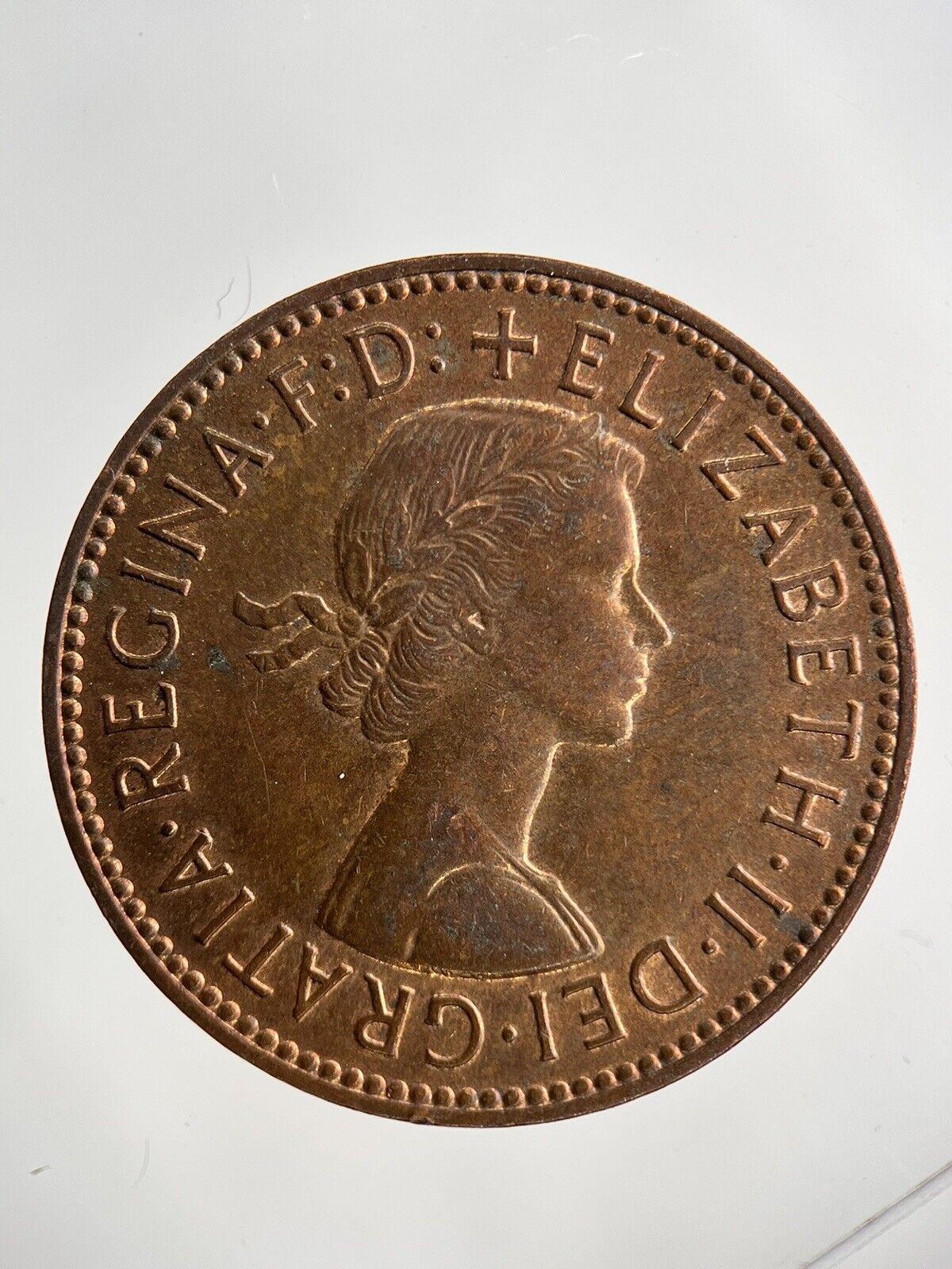 1967 Elizabeth II 2nd Half-Penny Coin | Very High Grade