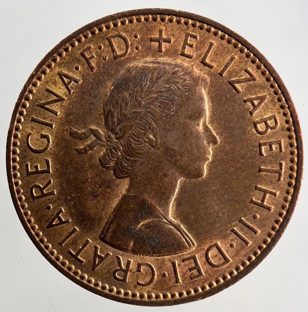 1967 Elizabeth II 2nd Half-Penny Coin | Very Fine Grade