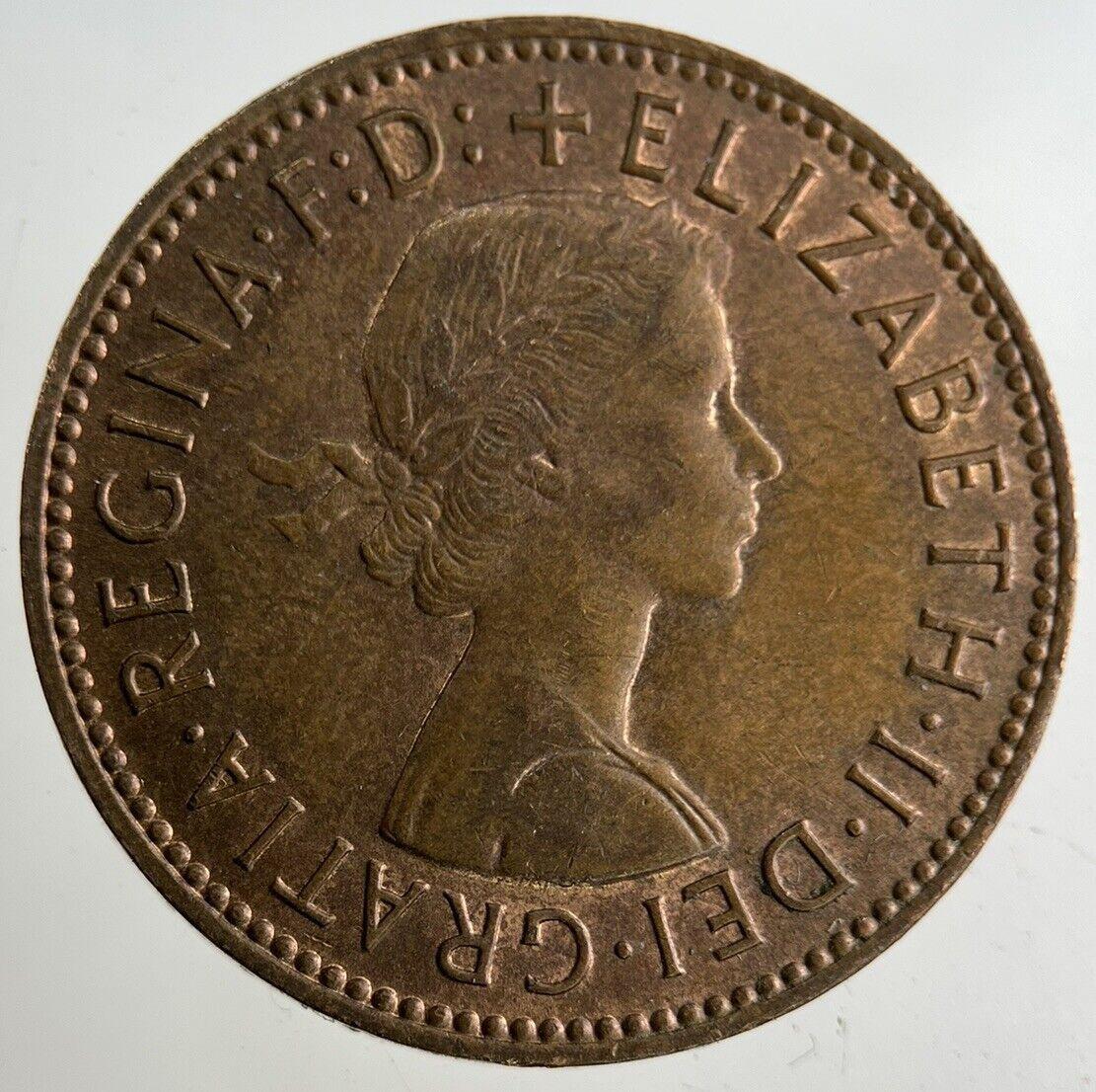 1967 Elizabeth II 2nd Half-Penny Coin | Very Fine Grade