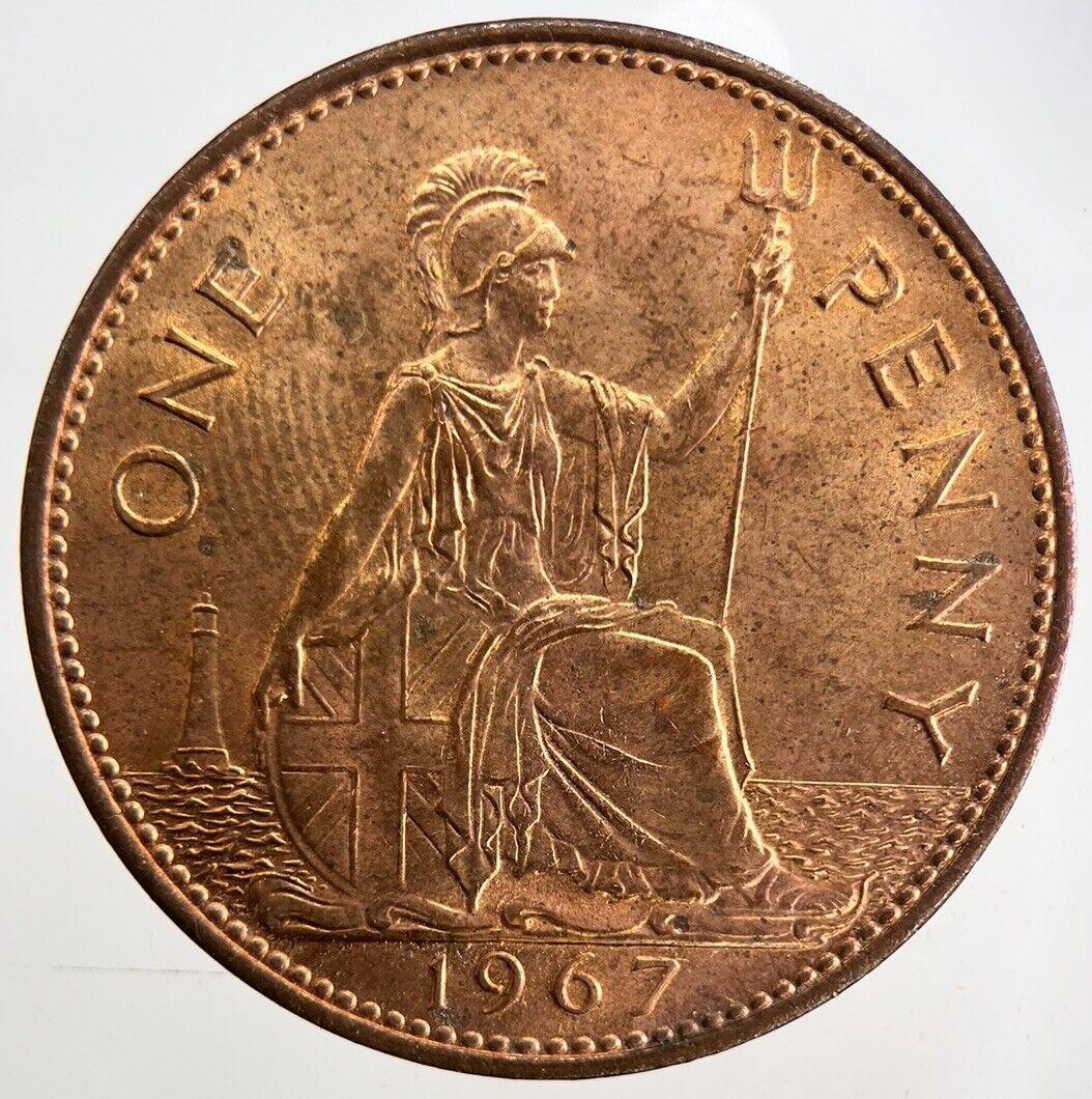 1967 Elizabeth II 2nd One Penny Coin | Very High Grade