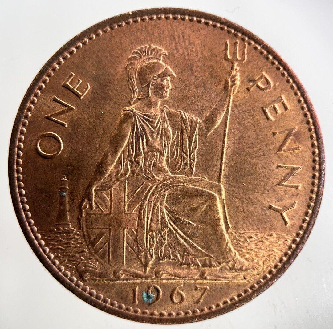 1967 Elizabeth II 2nd One Penny Coin | Very High Grade