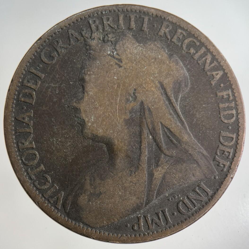 1898 Victoria One Penny Coin | Collectable Grade