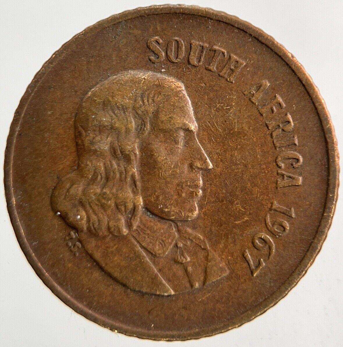 1967 South Africa 1 Cent Coin | Fine Collectable Grade