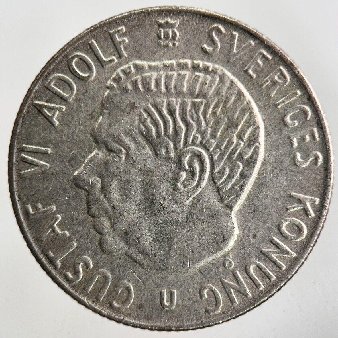 1967 Sweden 1 Krona Silver Coin | Fine Collectable Grade