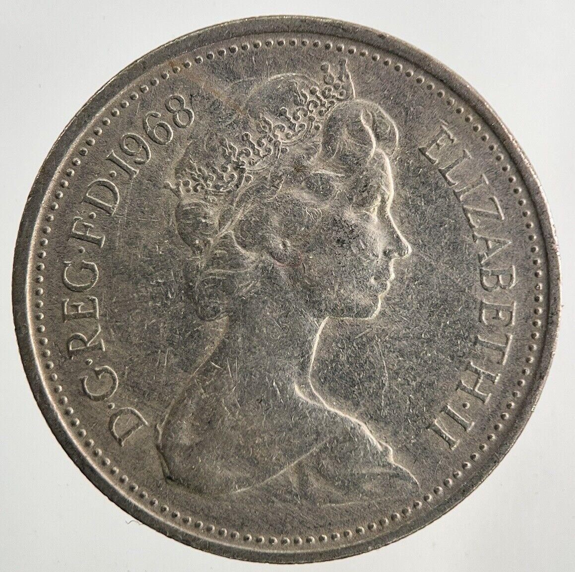 1968 Elizabeth II 2nd 5p Five-Pence Coin | Fine Collectable Grade