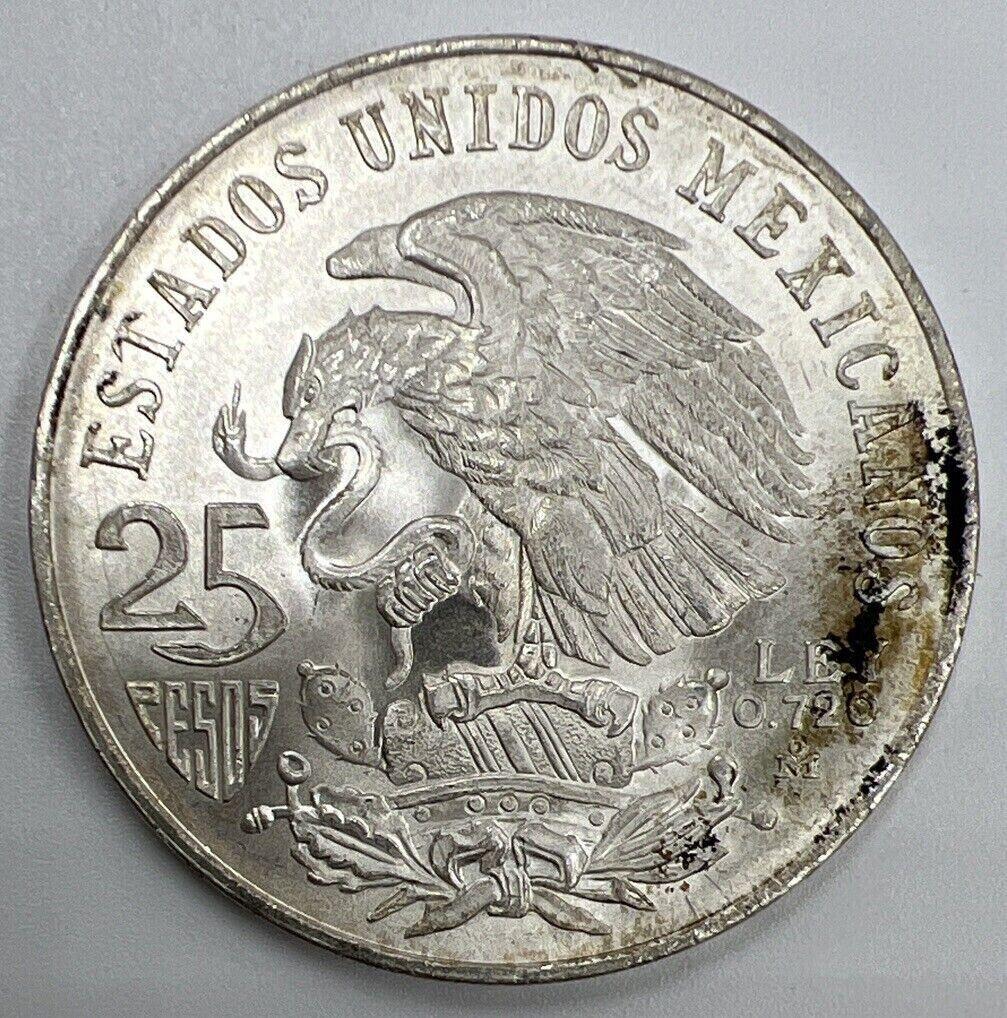 1968 Mexico 25 Pesos Olympics Coin | Very High Grade | a1375