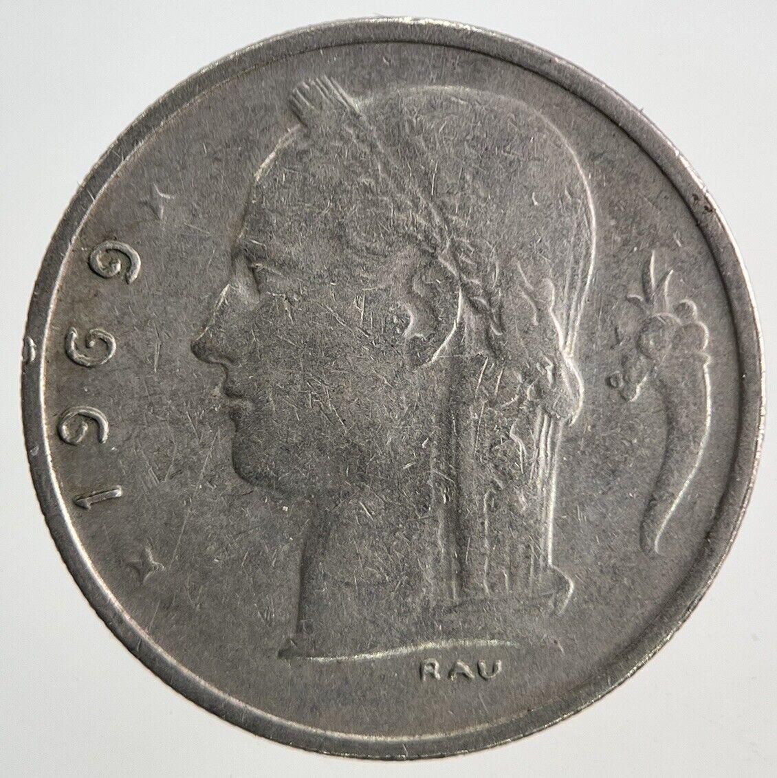 1969 Belgium 1 Franc Coin | Fine Collectable Grade