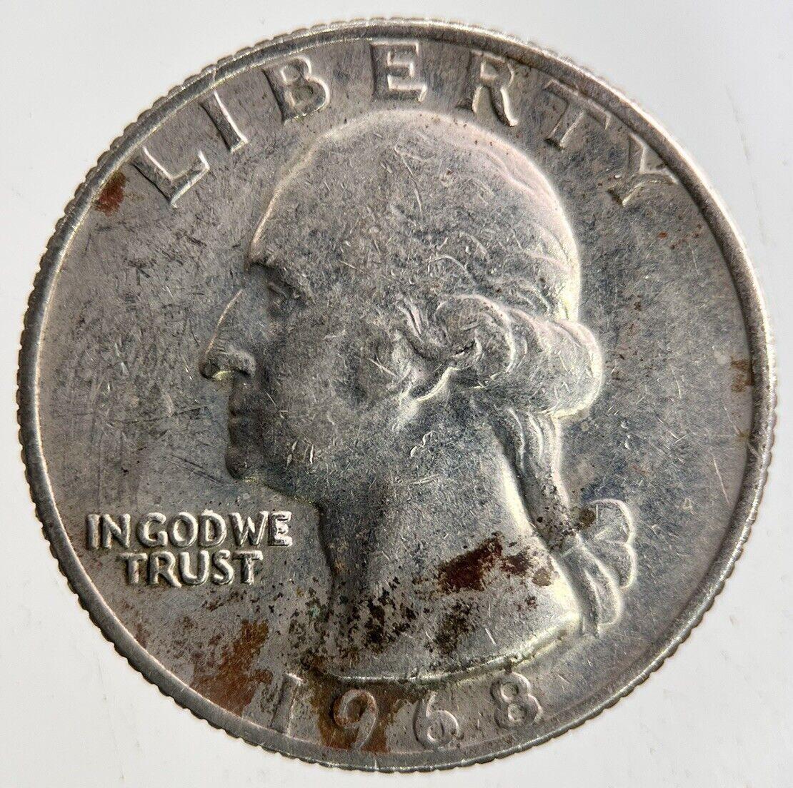 1968 US USA Quarter Dollar Coin | Fine Collectable Grade