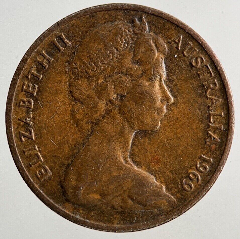 1969 Australia 1 Cent Coin | Fine Collectable Grade