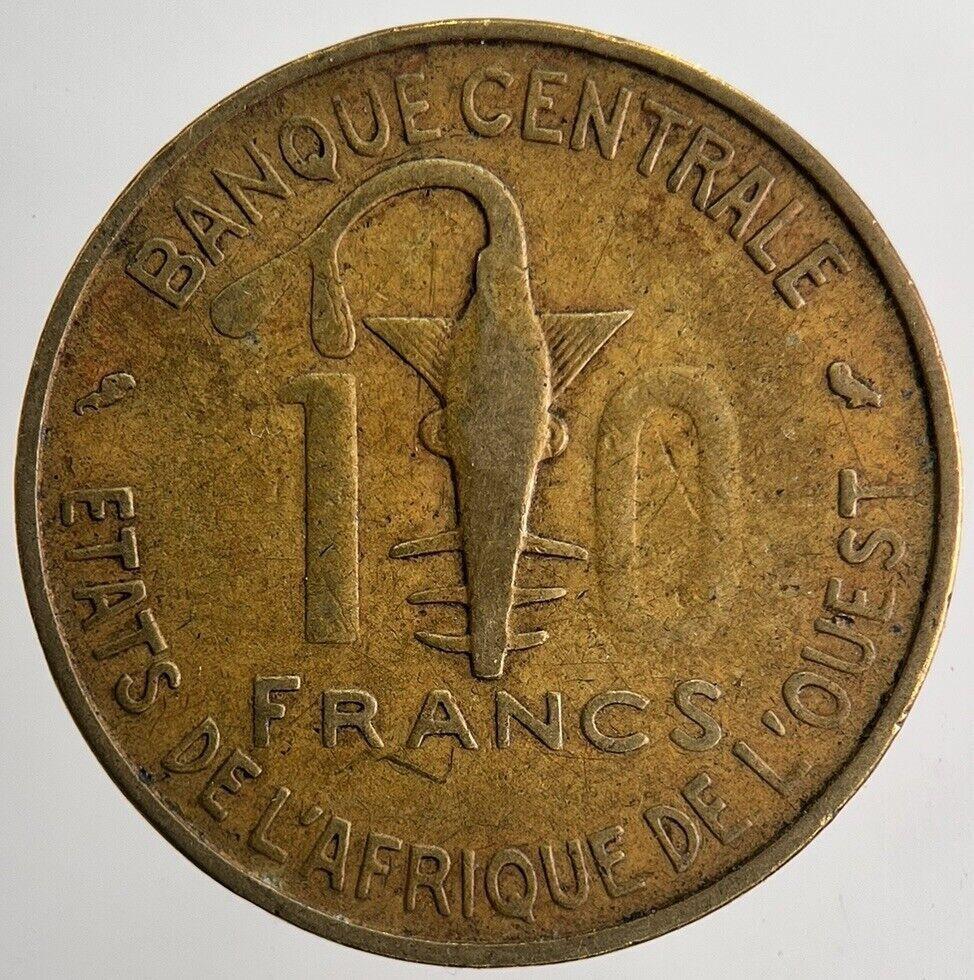 1969 France West Africa 10 Franc Coin | Fine Collectable Grade