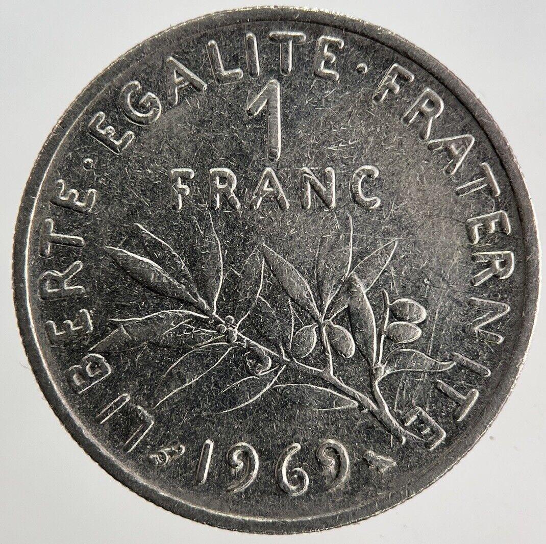 1969 France 1 Franc Coin | Fine Collectable Grade