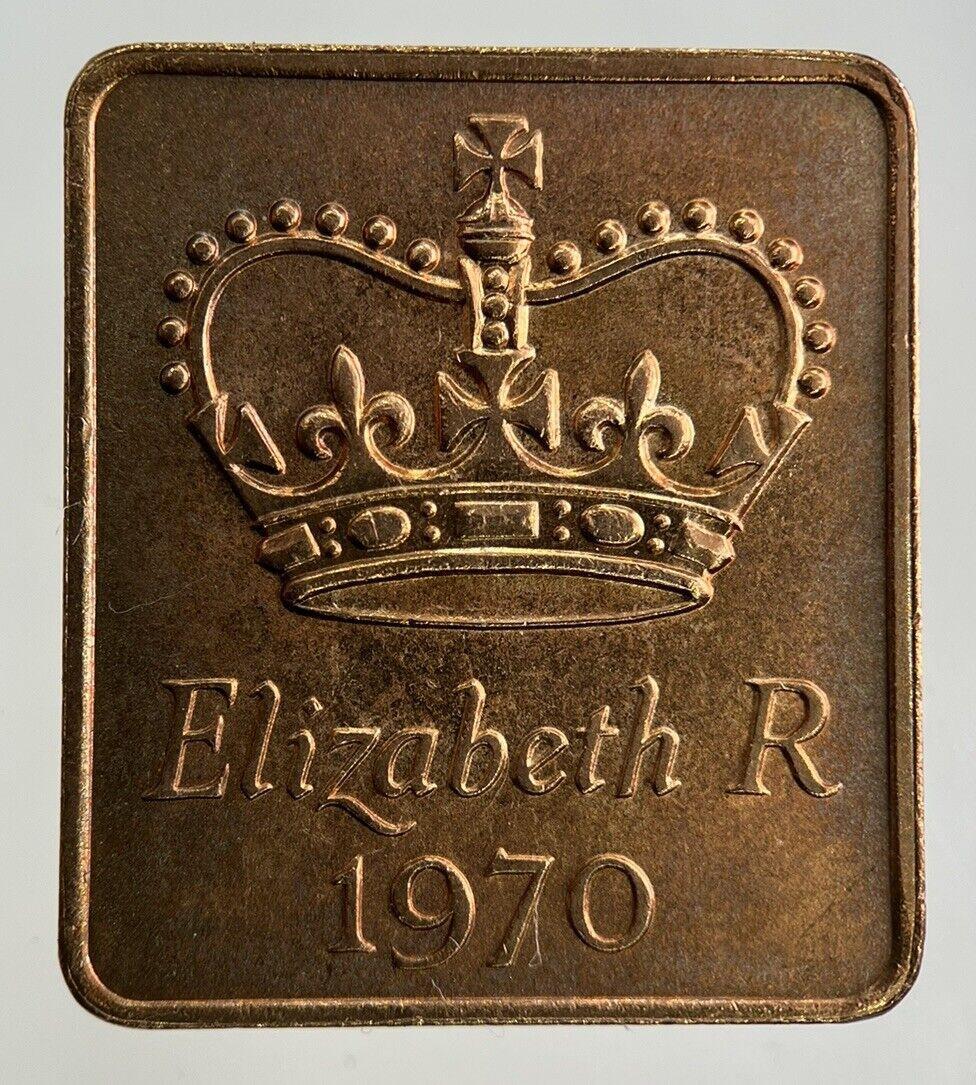 1970 Elizabeth II 2nd Royal Mint Token Coin | Fine Collectable Grade