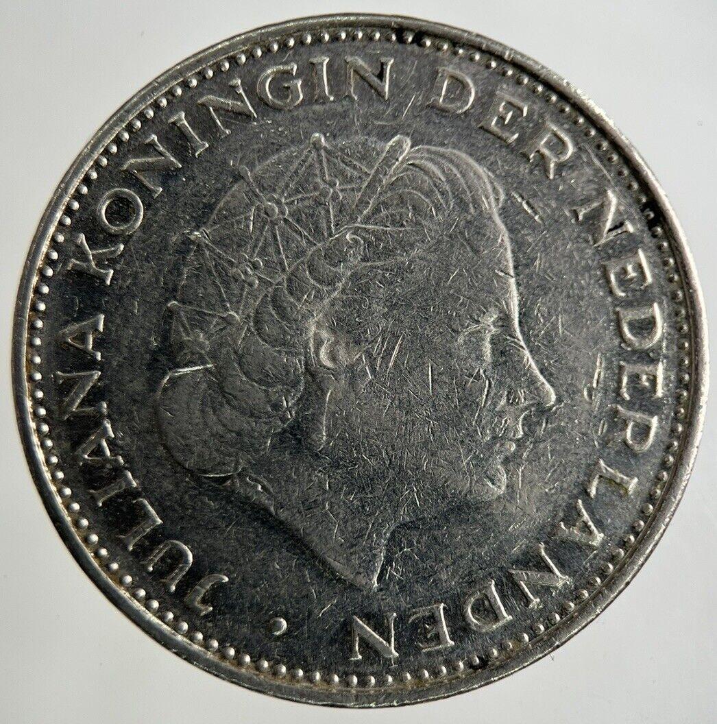 1970 Netherlands 2 1/2 Gulden Coin | Fine Collectable Grade