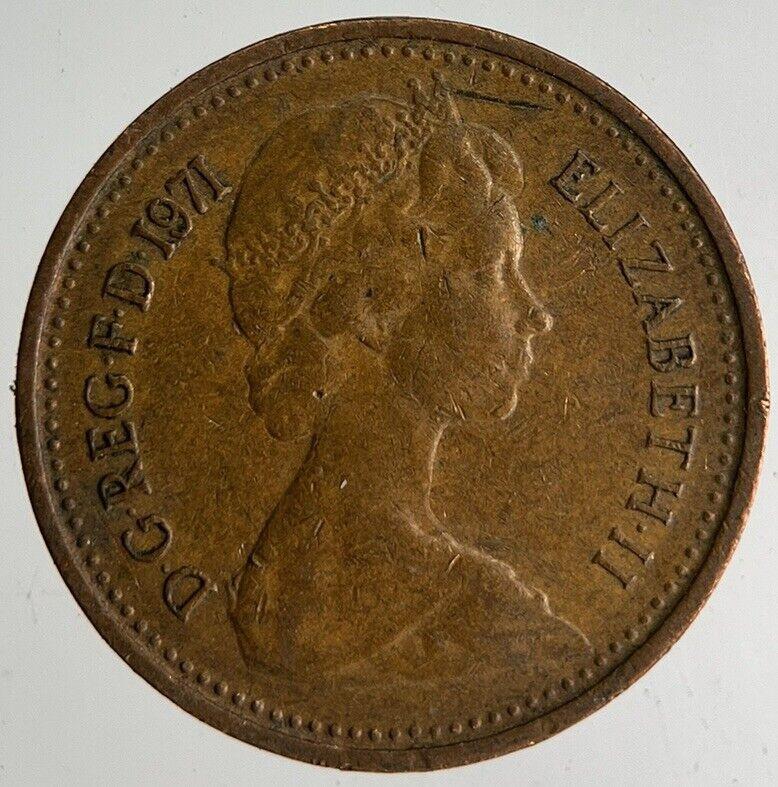 1971 Elizabeth II 2nd New Half-Penny Coin | Very High Grade