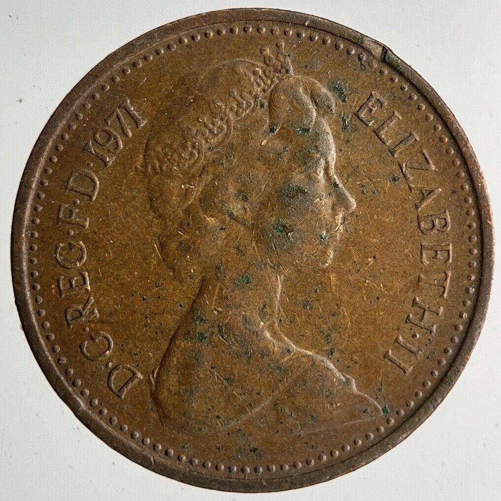 1971 Elizabeth II 2nd New Half-Penny Coin | Very High Grade