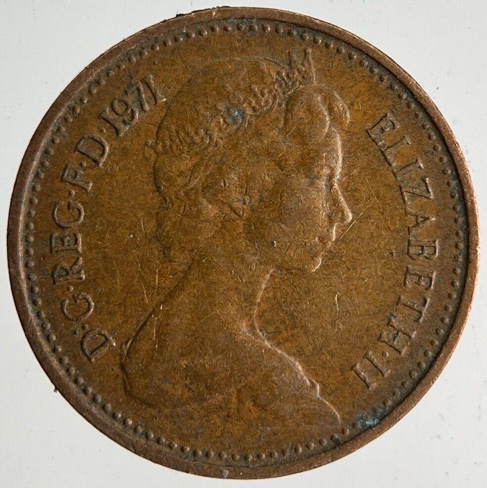 1971 Elizabeth II 2nd New Half-Penny Coin | Very High Grade