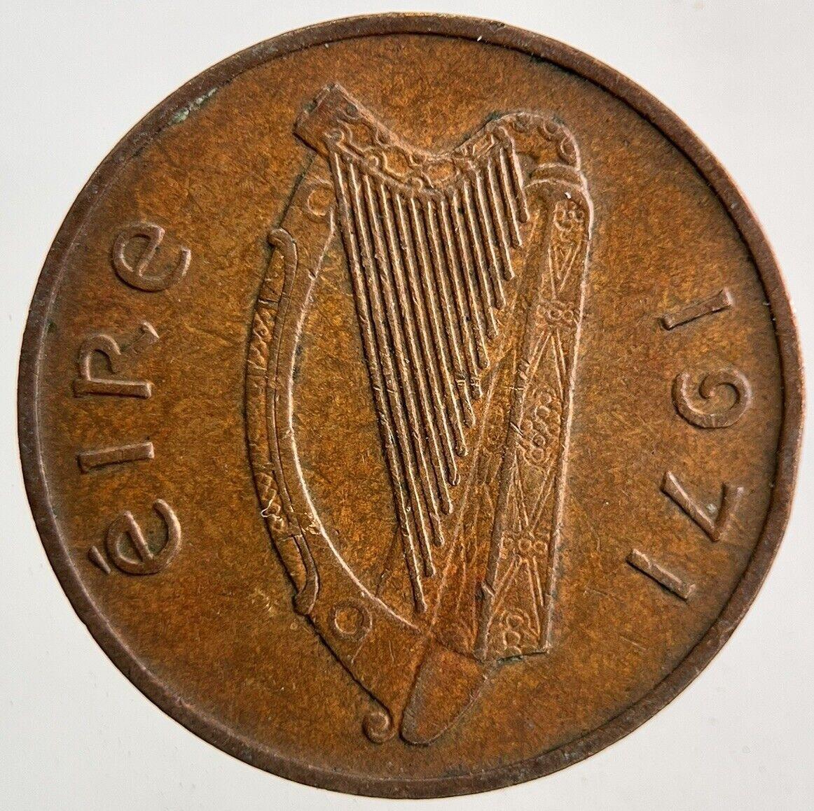 1971 Irish 1p One-Pence Coin | Fine Collectable Grade