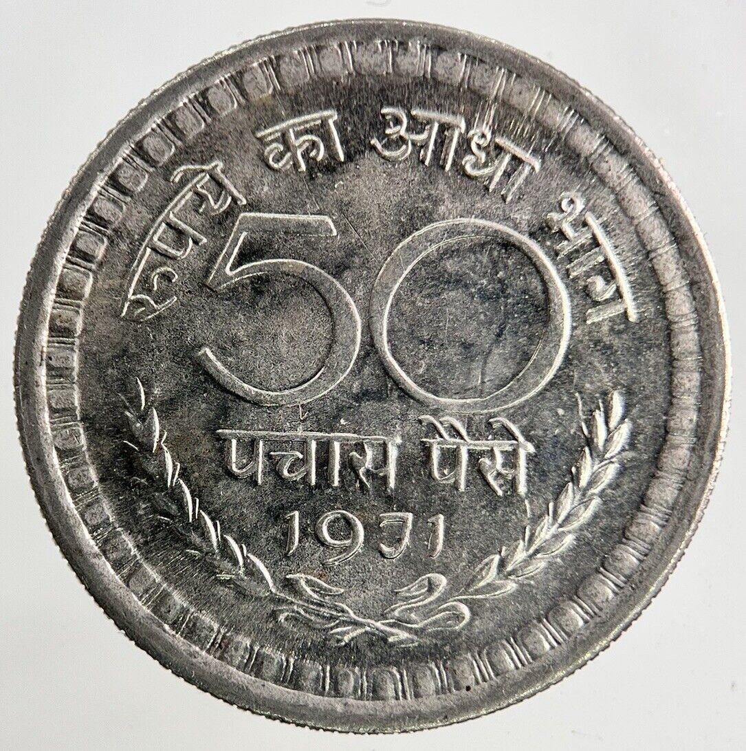 1971 India 50 Paise Coin | Fine Collectable Grade