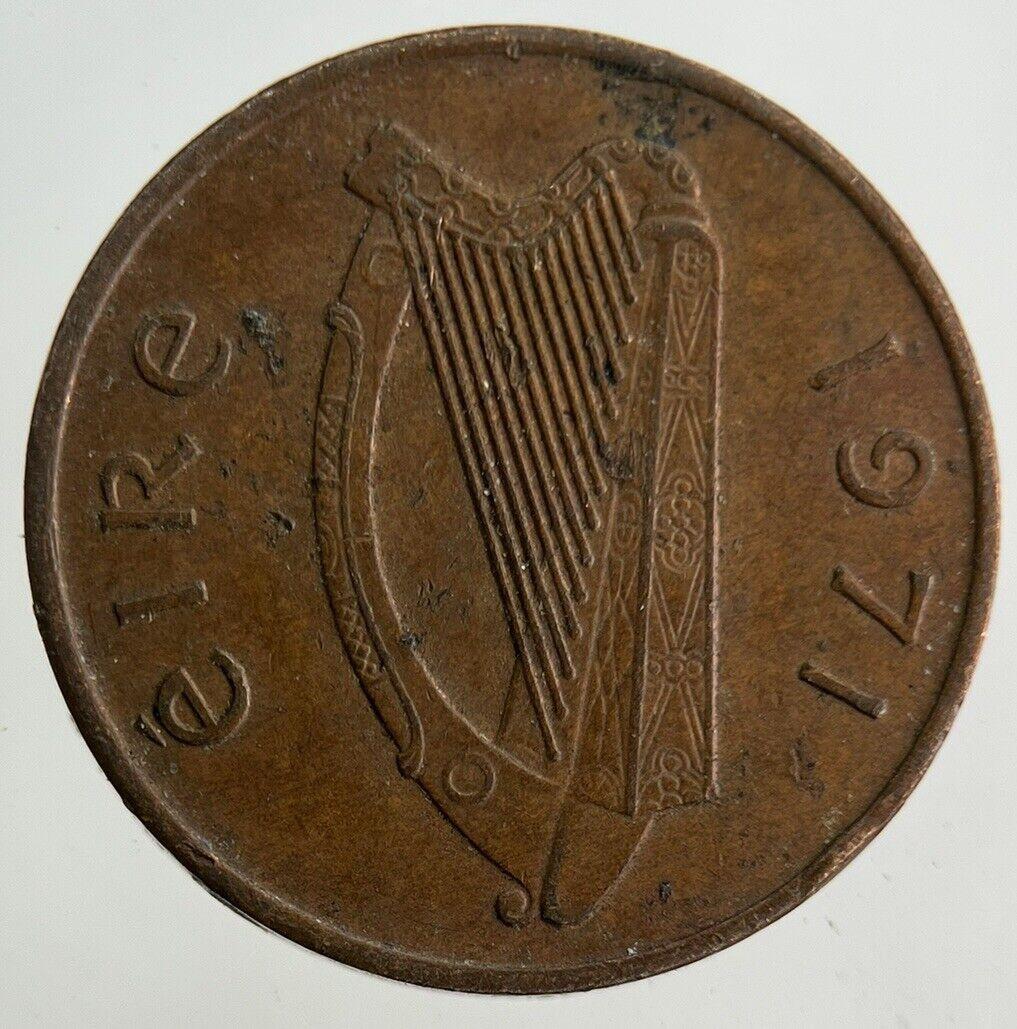 1971 Irish 1p One-Pence Coin | Fine Collectable Grade