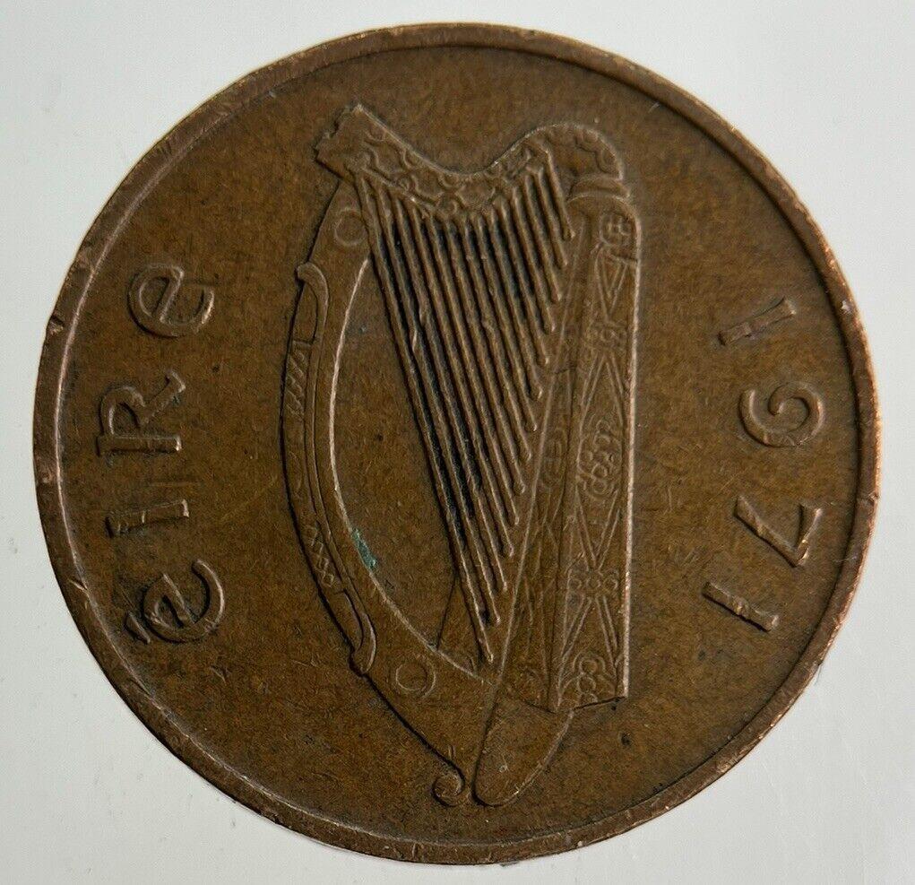 1971 Irish 1p One-Pence Coin | Fine Collectable Grade