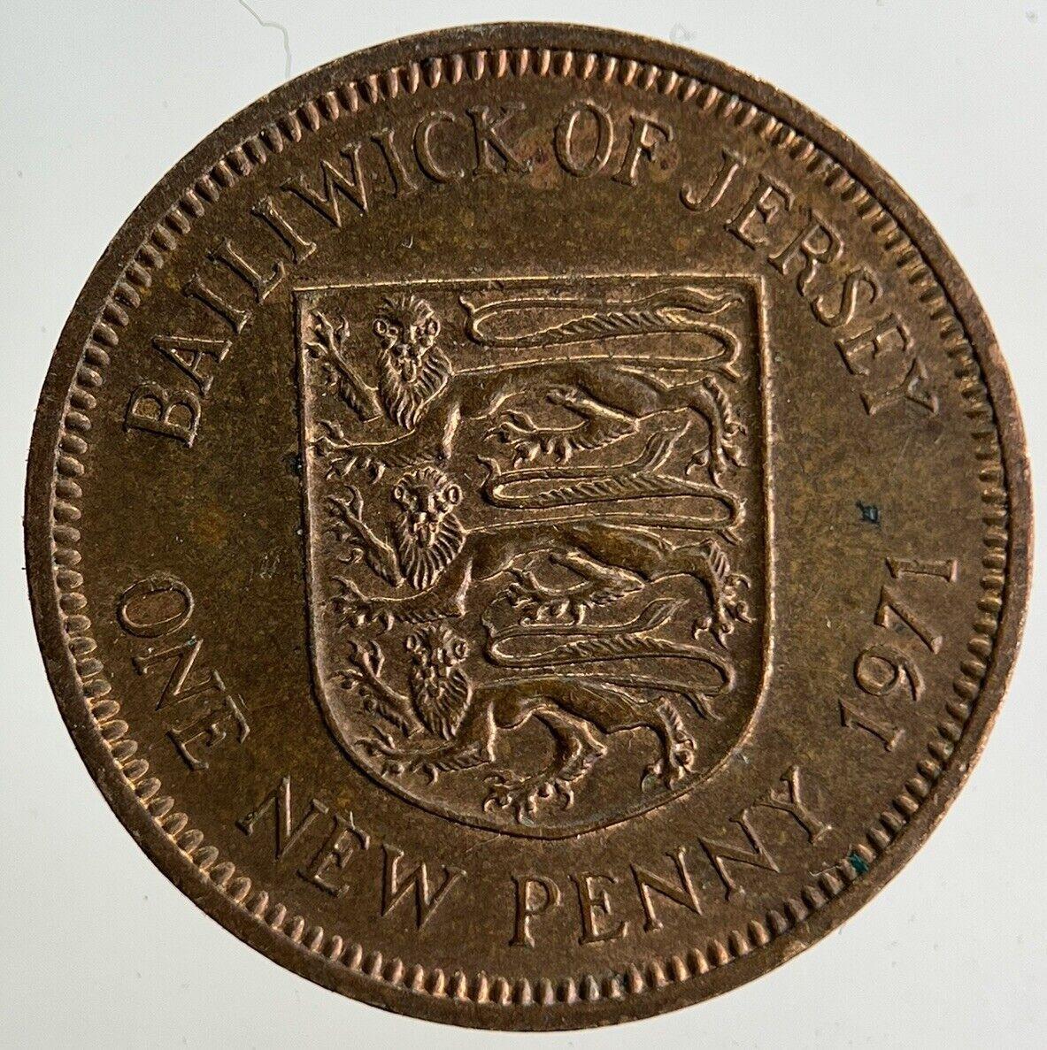 1971 Jersey 1p One Penny Coin | Fine Collectable Grade