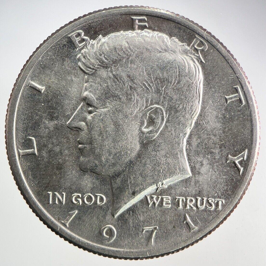 1971 US USA Kennedy Half Dollar Coin | Fine Collectable Grade