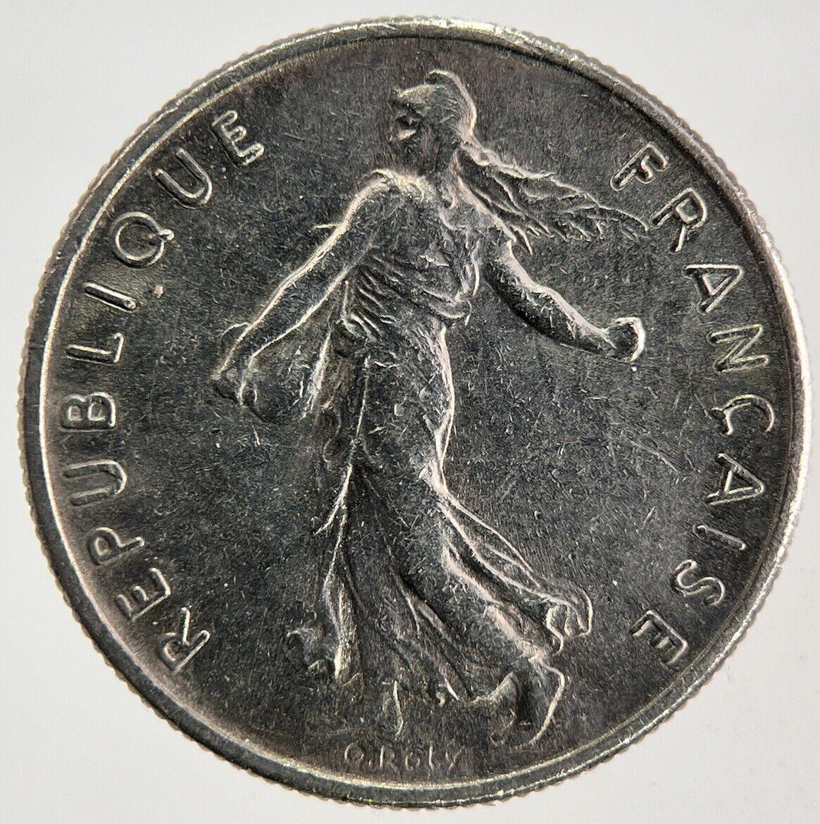 1972 France 1/2 Half Franc Coin | Fine Collectable Grade