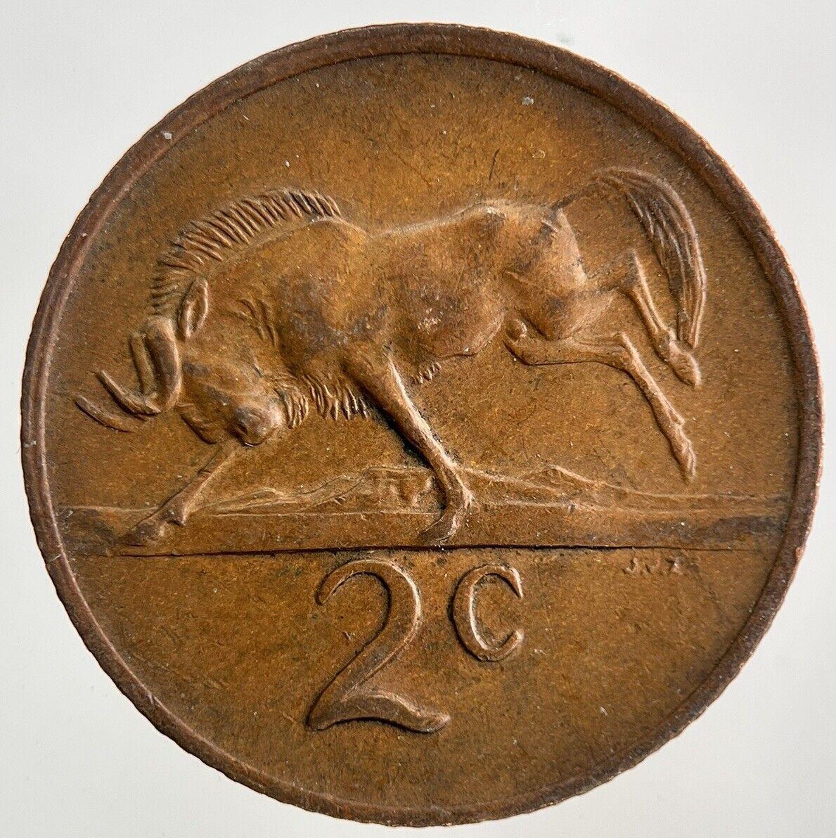 1971 South Africa 2 Cent Coin | Fine Collectable Grade