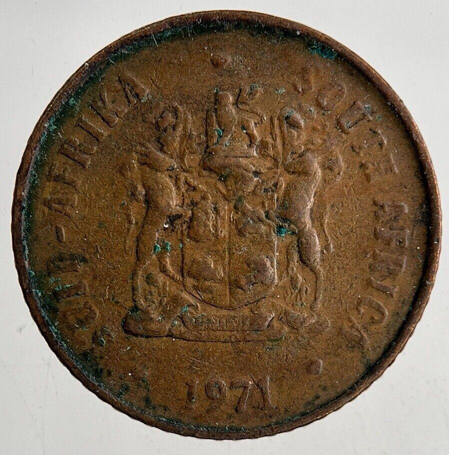 1971 South Africa 1 Cent Coin | Fine Collectable Grade