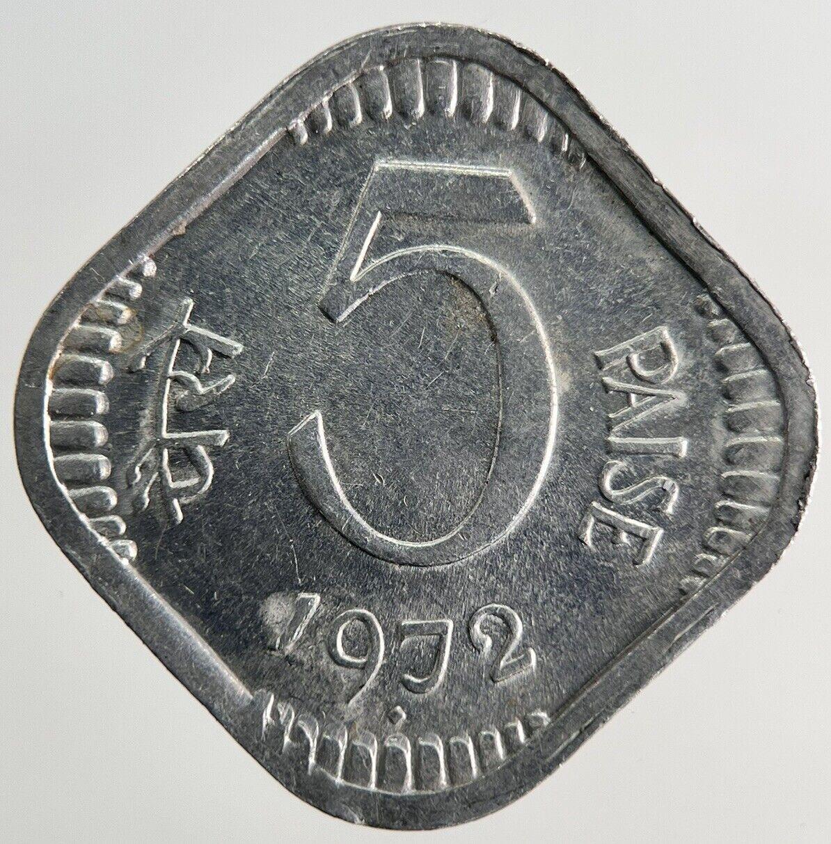 1972 India 5 Paise Coin | Fine Collectable Grade