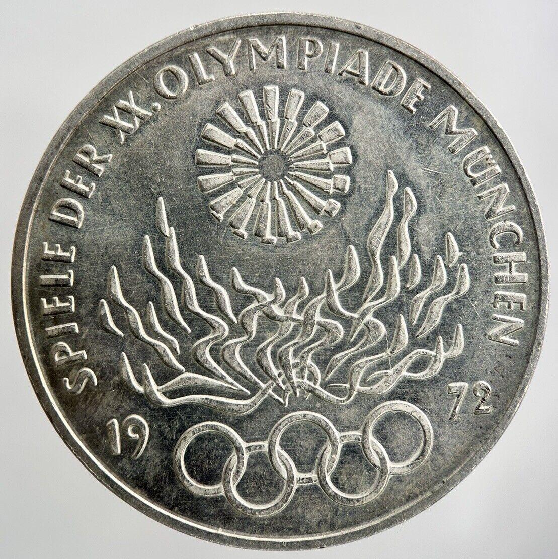 1972-G 10 Mark Munich Olympics Silver Germany Coin | Collectable Grade | a677