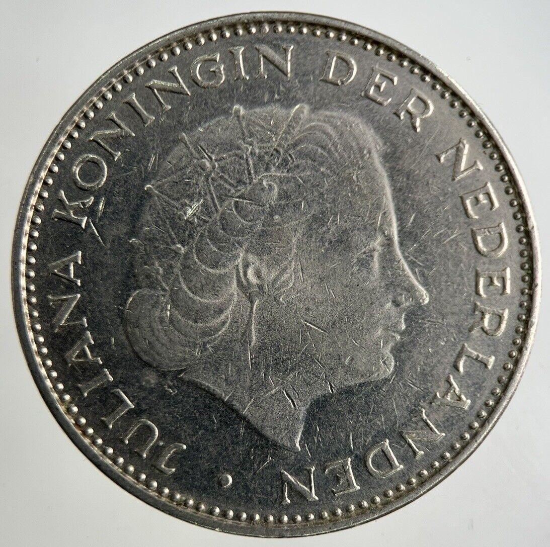 1972 Netherlands 2 1/2 Gulden Coin | Fine Collectable Grade