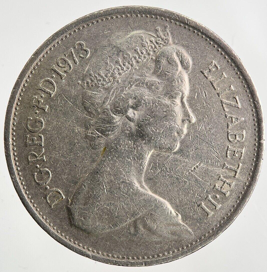 1973 Elizabeth II 2nd 10p Ten-Pence Coin | Fine Collectable Grade