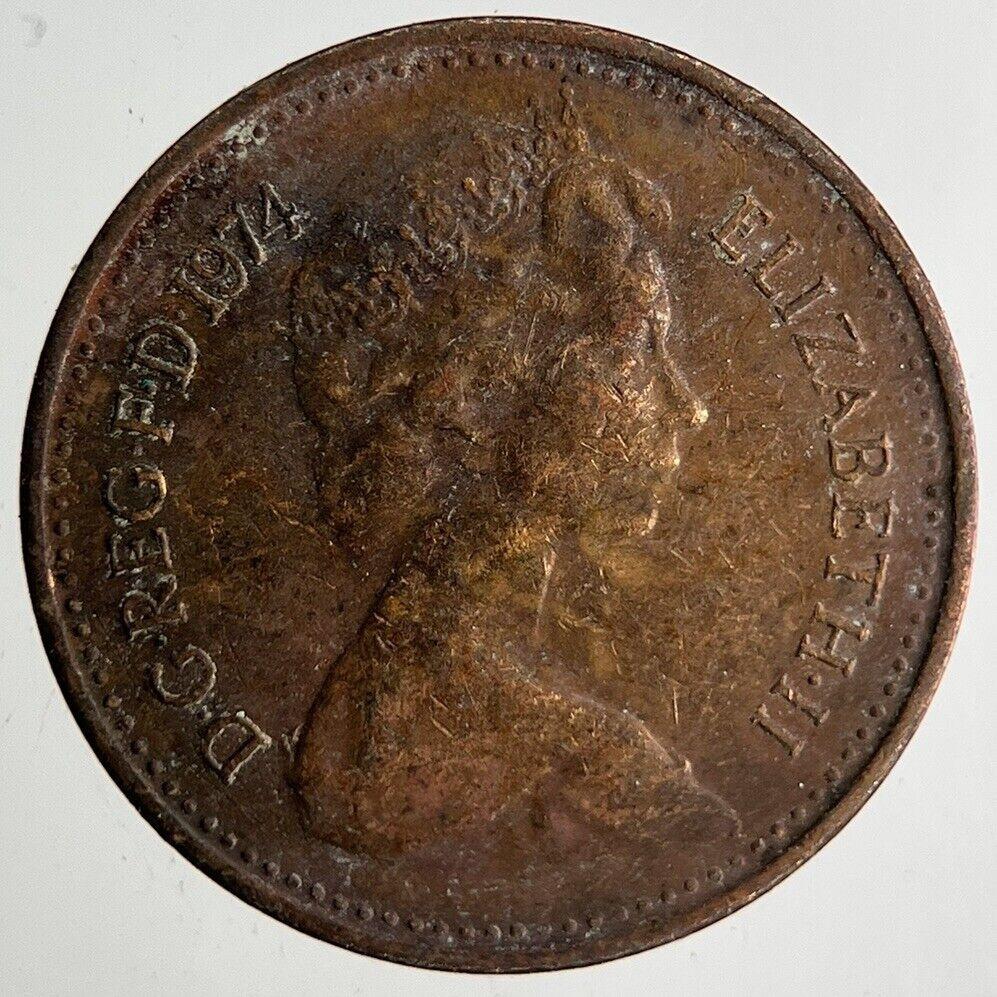 1974 Elizabeth II 2nd New Half-Penny Coin | Very High Grade