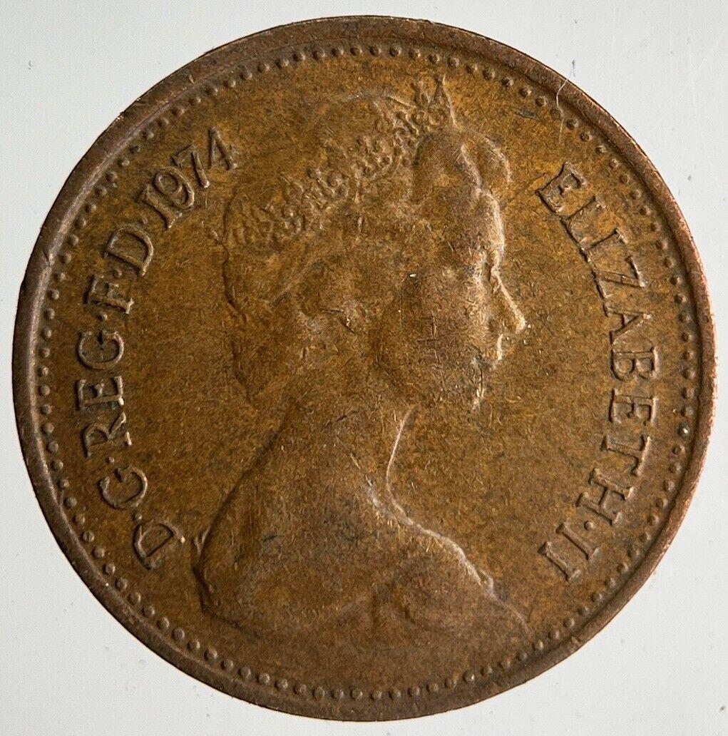 1974 Elizabeth II 2nd New Half-Penny Coin | Very High Grade