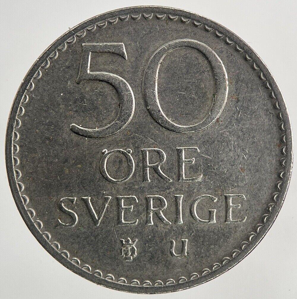 1973 Sweden 50 Ore Coin | Very High Grade