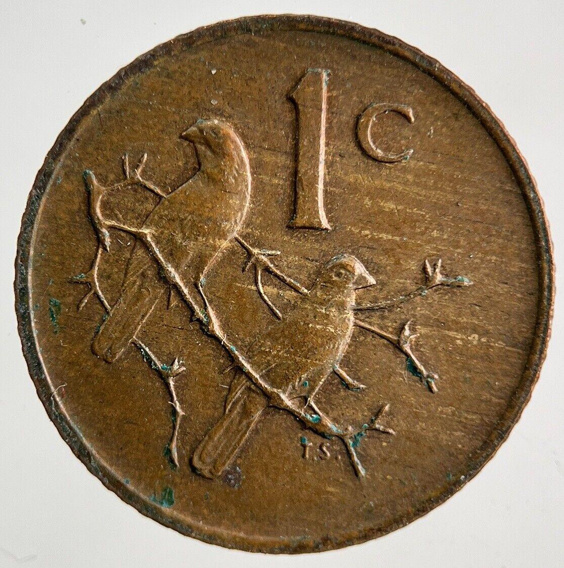 1974 South Africa 1 Cent Coin | Fine Collectable Grade